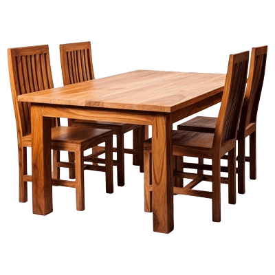 Wooden-table-and-chairs